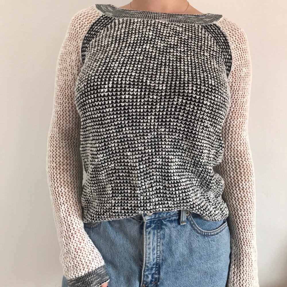 cozy mixed color sweater